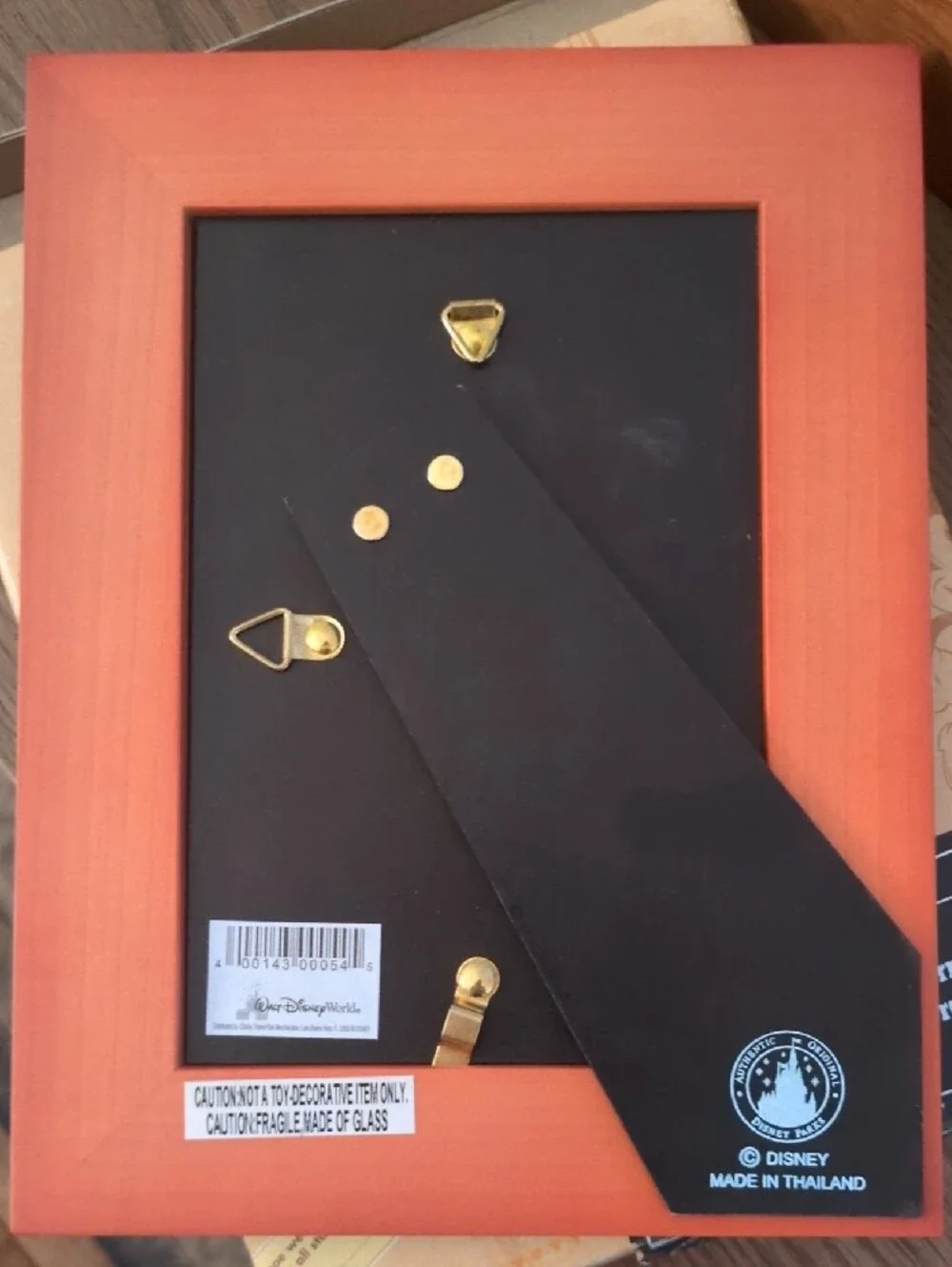 Disney Parks Mickey Mouse Icon Beveled Wood Photo Frame 4 x 6 New with Box
